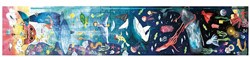 Hape puzzle vie océanique 1,5 mètre phosphorescent carton