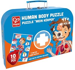 Hape puzzel Menselijk Lichaam - educatieve kinderpuzzel 1 meter