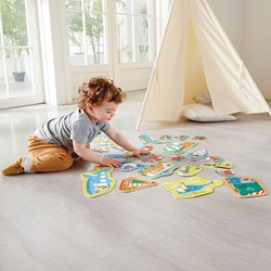 Hape puzzle Wheels & Wonders - jouet éducatif véhicules enfants