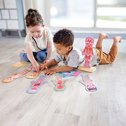 Hape magnetische puzzel menselijk lichaam educatief speelgoed