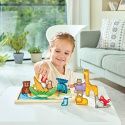 Hape dieren puzzel Animal Kingdom - houten speelgoed
