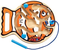 Hape labyrinthe magnétique poisson jouet éducatif format voyage-2