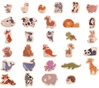 Hape magnetische dieren houten speelgoed magneten voor kinderen