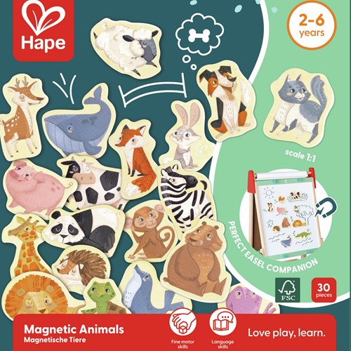 Hape magnetische dieren houten speelgoed magneten voor kinderen-2