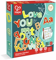 Hape magnetisch alfabet houten letters educatief speelgoed kleurrijk-2
