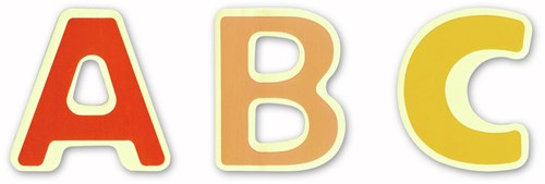 Hape magnetisch alfabet houten letters educatief speelgoed kleurrijk-3