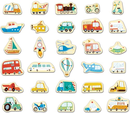 Hape Magnetische Voertuigen Set