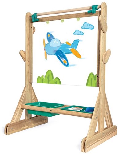 Hape schildersezel buiten - houten kunst ezel voor kinderen-2