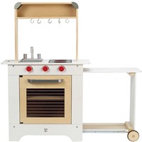 Hape houten kinderkeuken Cook n Serve speelkeuken met toonbank-2