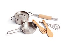 Hape houten speelgoed kookset - chef's cooking set voor kinderen