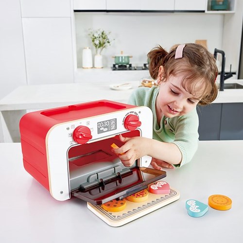 Hape speelgoed oven met kleurverandering - magisch keukenspeelgoed