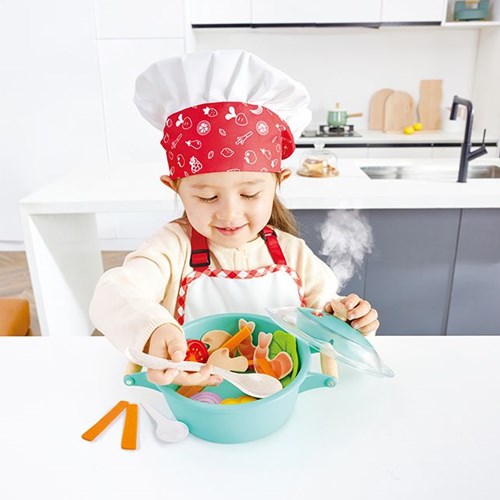 Hape Little Chef Cuisine & Vapeur set de jouets en bois-2