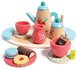 Hape houten theeservies speelset - fantasierijk rollenspel speelgoed