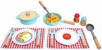 Hape speelgoed kookset houten keukengerei voor kinderen 2 jaar+