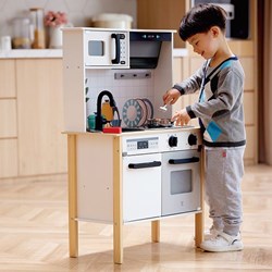 Hape moderne speelkeuken - houten speelgoedkeuken met accessoires