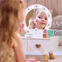 Hape kaptafel speelgoed met spiegel en accessoires - My Stylish Dressing Table