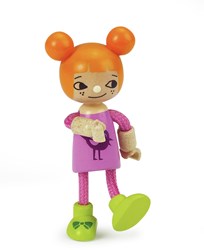 Hape poppenhuis pop jonge dochter - houten speelgoedpop