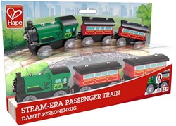 Hape train de passagers à vapeur accessoire de train en bois