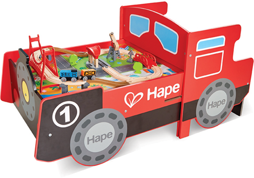 Hape table de jeu en bois No.1 Loktisch - pliable et ride-on-2