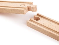 Hape rails de train en bois rails droits courts 4 pièces jouet