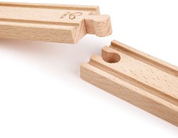 Hape rails de train en bois rails droits courts 4 pièces jouet
