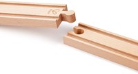 Hape rails de train en bois longues voies droites 4 pièces jouet