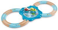 Hape train en bois océan - monde sous-marin - jouet durable-2
