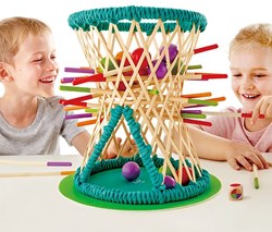 Hape Mikado spel behendigheidsspel Pallina bamboe