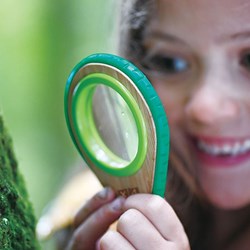 Hape set détective nature bambou jouet loupe sifflet extérieur