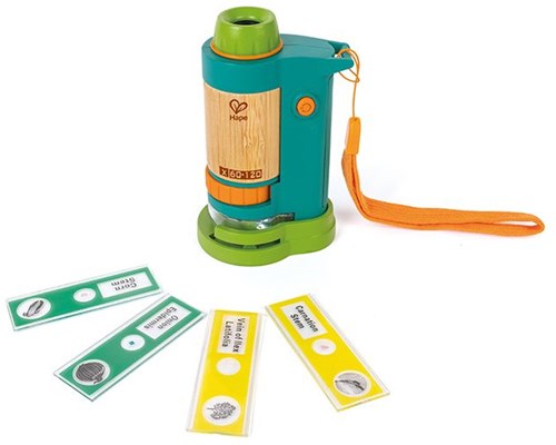 Hape microscope portable microscope de terrain jouet pour enfants-2