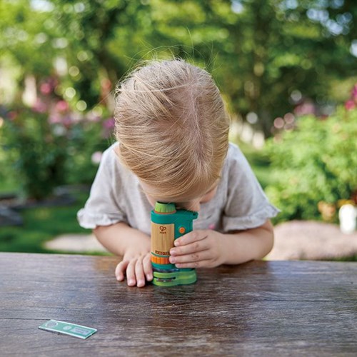 Hape microscope portable microscope de terrain jouet pour enfants