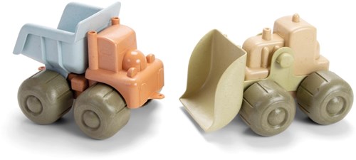 Dantoy véhicules de construction bioplastique - jouet durable 2 pièces