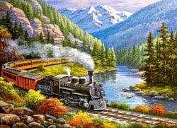 Castorland legpuzzel Eagle River - 300 stukjes kleurrijk karton