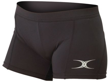 Gilbert sportshorts Eclipse II dames zwart W 16 netbal polyester