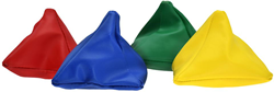 Pre-Sport pyramid bag rouge sac de jouet poly rempli