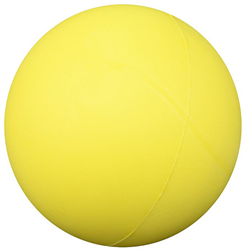 Pre-Sport balle en mousse jaune 20cm - jouet pour intérieur et extérieur