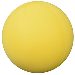 Pre-Sport foam bal geel 16cm - duurzame speelbal voor binnen en buiten