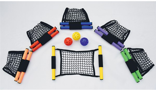 Pre-Sport filet attrape-balles jouet - lot de 6 avec balles incluses