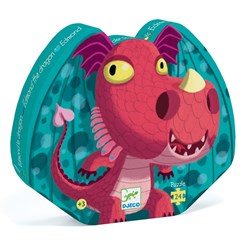 Djeco silhouetpuzzels Edmond the dragon