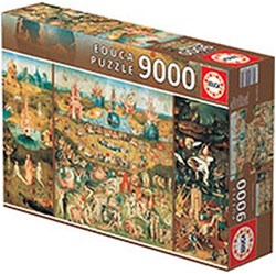 Boosterbox legpuzzel The Garden Of Earthly Delights - Jheronimus Bosch 9000 stukjes kunst