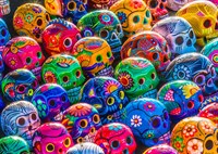 Enjoy Puzzle legpuzzel Colorful Skulls - 1000 stukjes kleurrijk design