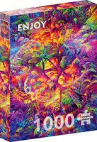 Enjoy Puzzle puzzle Jungle Tapestry - 1000 pièces plaisir garanti-2