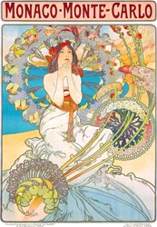 Enjoy Puzzle legpuzzel Monaco Monte Carlo Alphonse Mucha 1000 stukjes