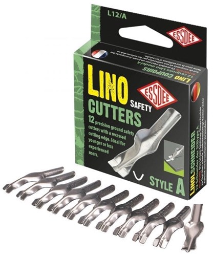 Essdee lino snijset - Veilig lino snijgereedschap 12 stuks