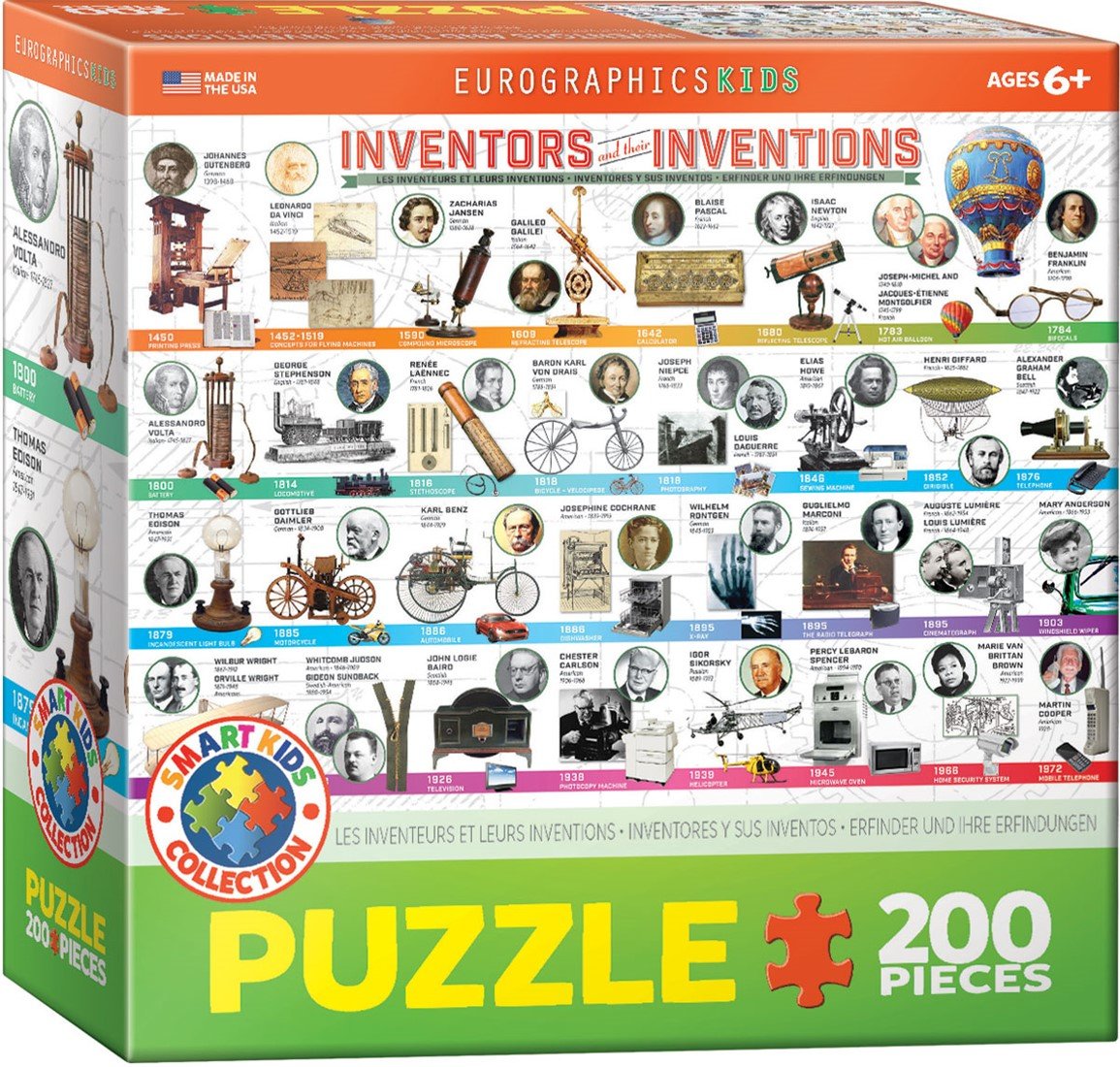 Les inventeurs d'Eurographics et leurs inventions  200 pièces