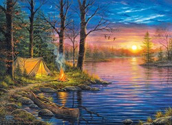 Eurographics legpuzzel Evening Mist - 1000 stukjes natuur
