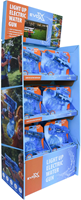 Pre-Filled Evo-X POS Light Up Electric Water Gun Stand -  -
