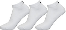 Exceptio chaussettes de sport trainer blanc 3 paires - respirantes et confortables