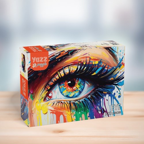 Yazz legpuzzel Eye - 1000 stukjes multicolor puzzel-2