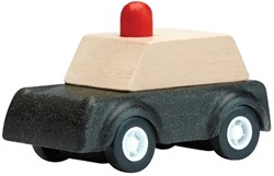 PlanToys Houten Speelgoed Politie auto